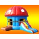 FUNGHETTO JUMP CON SCIVOLO GONFIABILE