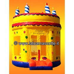 TORTA COMPLEANNO JUMP GONFIABILE