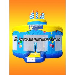 TORTA COMPLEANNO JUMP GONFIABILE